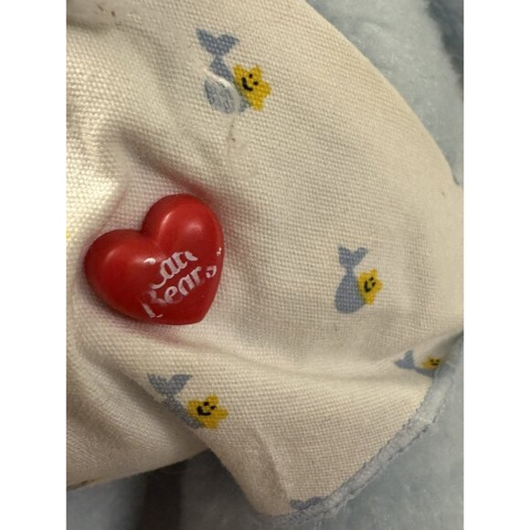 Vintage 1983 Kenner Care Bears Baby Tugs 11" Plush Stuffed Diaper Blue CS3 - Picture 4 of 4